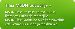 Tilaa MSDN uutiskirje